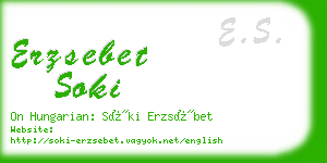 erzsebet soki business card